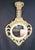 Art Nouveau 1960 Italian Art Nouveau Style Hand Carved Hand Painted Gilded Round Mirror For Sale - Image 3 of 18