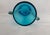 Vintage Blenko Non-Crackle Turquoise Winged Vase For Sale In New York - Image 6 of 7