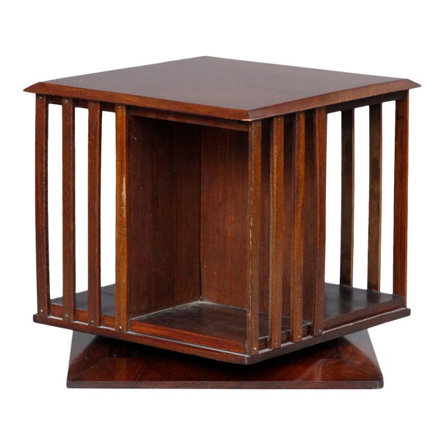 Edwardian Revolving Desk Book Stand, Circa 1900 For Sale
