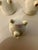 Antique Hand Painted Nippon Porcelain Footed Salt Cellars, Set of 5 For Sale - Image 4 of 12
