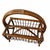 Vintage Bent Bamboo and Rattan Magazine Media Rack For Sale - Image 9 of 9