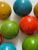 Mid Century Modern 12 Vintage Carpet Wood Balls Polychrome For Sale - Image 4 of 4