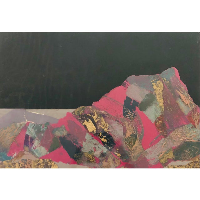 Paper Abstract Mixed Media Post Modernist Print Signed For Sale - Image 7 of 8