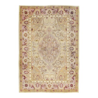 Antique Indian Agra Rug For Sale