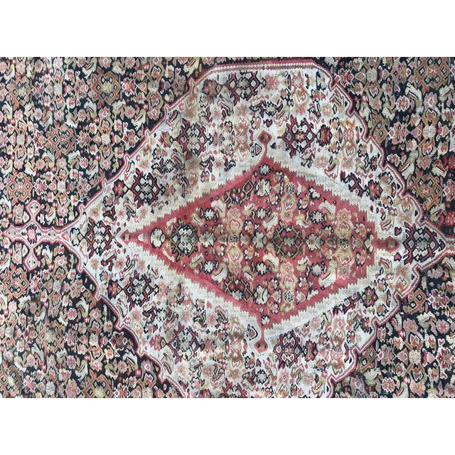 Antique Fine Senneh Kilim Rug, 1890s For Sale - Image 3 of 16