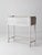 Antique White Wicker Plant Stand With Removable Metal Liner For Sale - Image 4 of 18