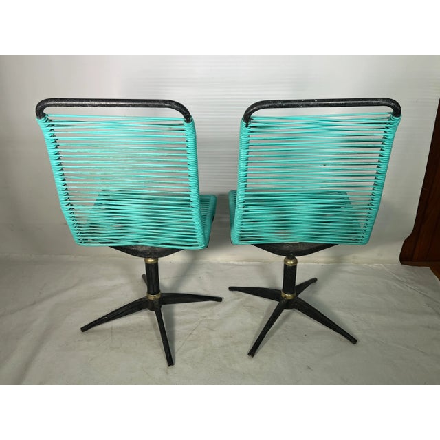 Vintage Spaghetti Lounge Chairs - a Pair For Sale - Image 4 of 13