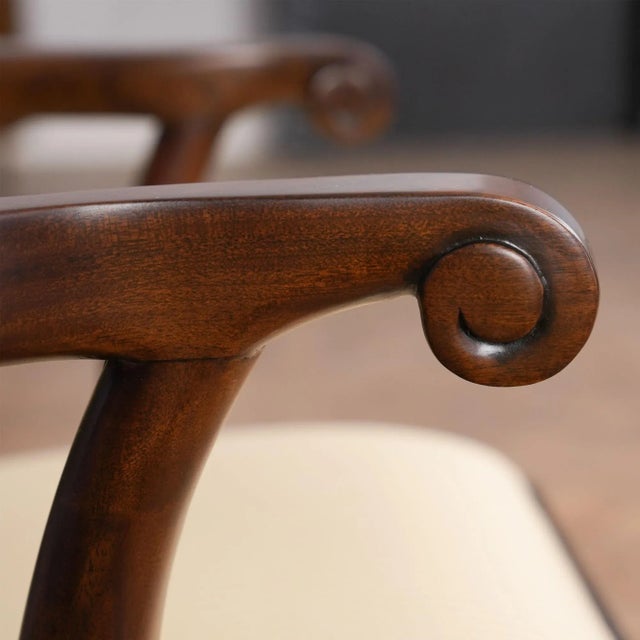 Brown Niagara Furniture Country Chippendale Arm Chair For Sale - Image 8 of 12