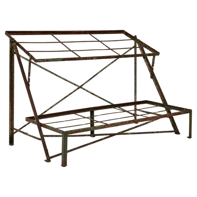 19th Century French Iron & Wood Display Table For Sale - Image 15 of 18