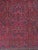 Antique Persian Lavar Kerman Oriental Carpet, Handmade, Red, Ivory, Light Blue For Sale - Image 4 of 13