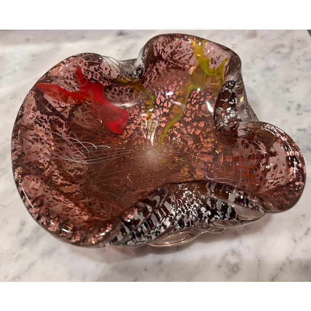 Mid 20th Century Murano Style Catchall or Ashtray For Sale In Saint Louis - Image 6 of 8