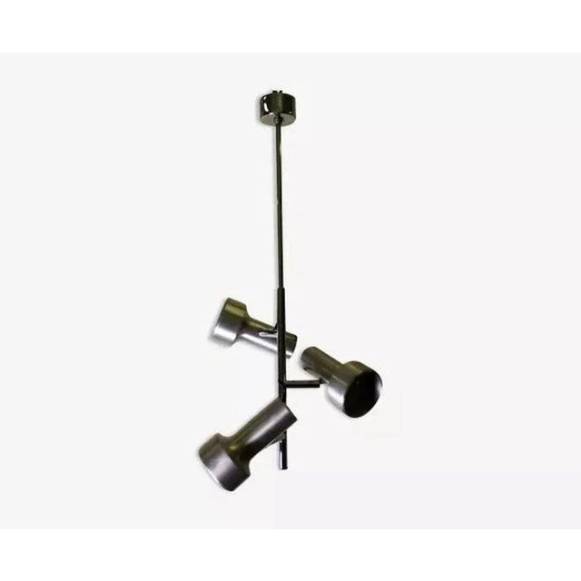 Ceiling Light with 3 Aluminum Spots, 1960s For Sale - Image 10 of 10