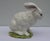 Mid Century Italian Large White Majolica Ceramic Bunny Rabbit Statue For Sale In Cincinnati - Image 6 of 11