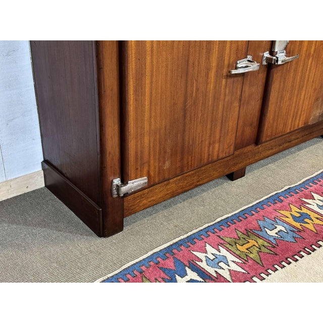 Mahogany Bistro Cabinet with Formica Top, 1950s For Sale - Image 3 of 18