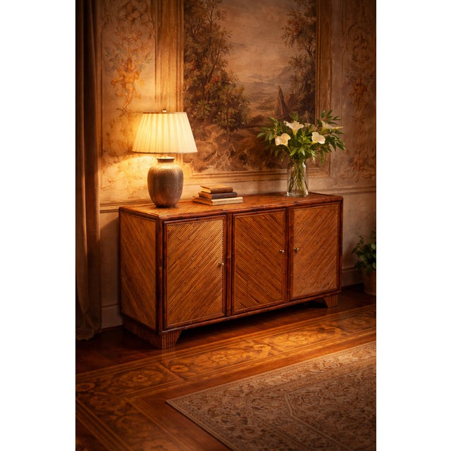 Magnificent sideboard produced by Vivai del Sud, an authentic manifesto of a way of conceiving furniture as a refined...