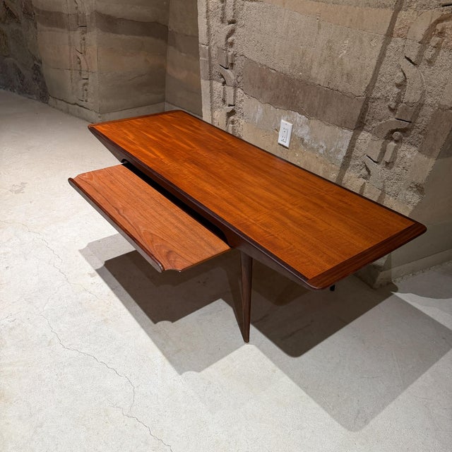 Aase Dreieri Norway Mid-Century Modern Teak Coffee Table For Sale In San Diego - Image 6 of 9