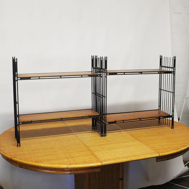Mid-Century Modern Spanish Three-Part Modular Multi Strux Shelf, 1960s For Sale - Image 4 of 13