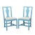 American Pair of Painted Academic Revival Slip Seat Side Chairs, 1940 For Sale - Image 3 of 14
