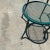 Green Metal Outdoor Mid Century Mesh Chairs - Set of 2 For Sale - Image 4 of 7