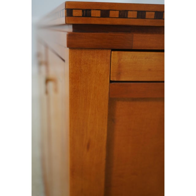 Hickory White Genesis Collection Satinwood Biedermier Server For Sale - Image 16 of 18