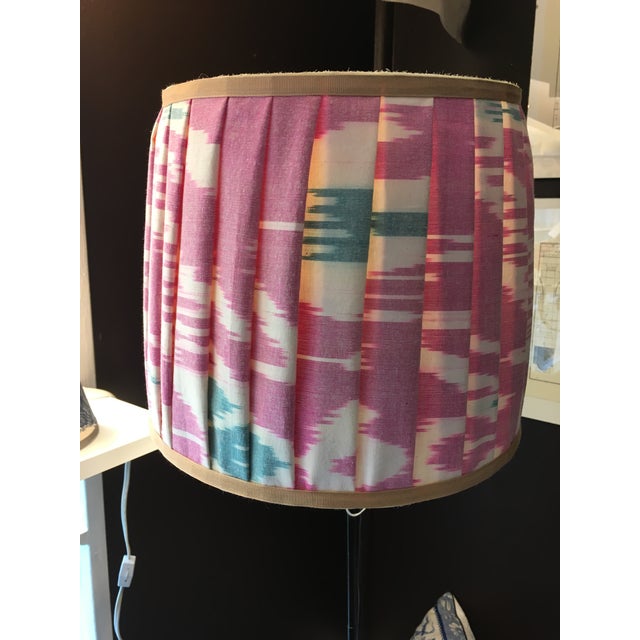 Mary Jane McCarty Collection Ikat Lampshade For Sale - Image 4 of 4