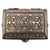 Antique 19th Century Indian Bidriware Pandan Silver & Brass Casket Jewelry Box For Sale - Image 4 of 12