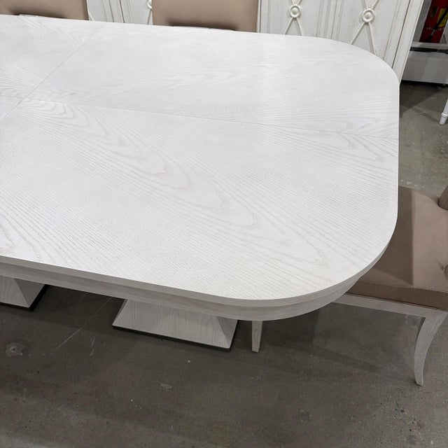Rectangular White Dining Table For Sale - Image 12 of 14