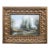 Late 20th Century Klausman Impressionist Cottage River Trees Landscape Oil Painting 24" For Sale