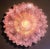 1990s Pink and Amethyst Murano Glass Leaves Ceiling Light, 1990s For Sale - Image 5 of 13