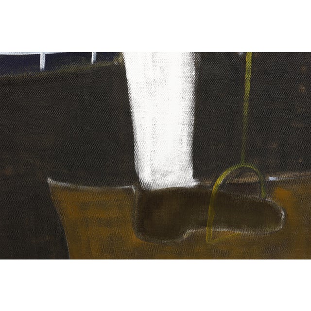 Linen Contemporary Equestrian Portrait. Large Horse Oil Painting 200 X 180 Cm For Sale - Image 8 of 12
