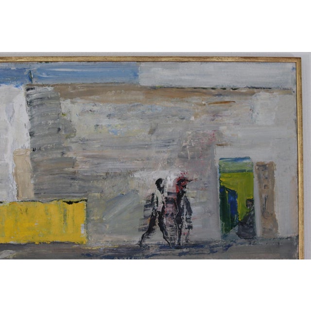 Zage Johansson, Figures in Motion, 1960s, Oil on Canvas, Framed For Sale - Image 10 of 16