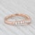 2020s Neil Lane 0.47ctw Diamond Wedding Band Ring Guard Size 5.5 Stackable For Sale - Image 5 of 8