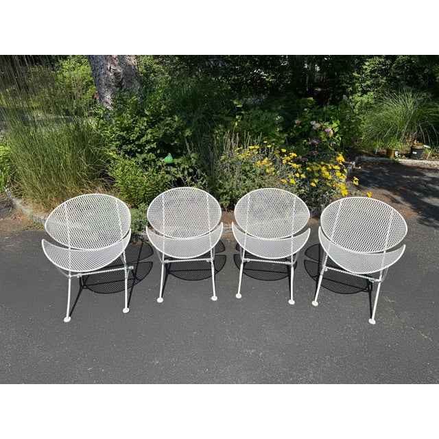 Mid Century Orange Slice Patio Chair, also known as a Clamshell Chair, designed by Maurizio Tempestini for the John B....