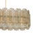 Venetian Glass Chandelier, Murano, Italy, Smoked Glass and Brass For Sale In Austin - Image 6 of 9