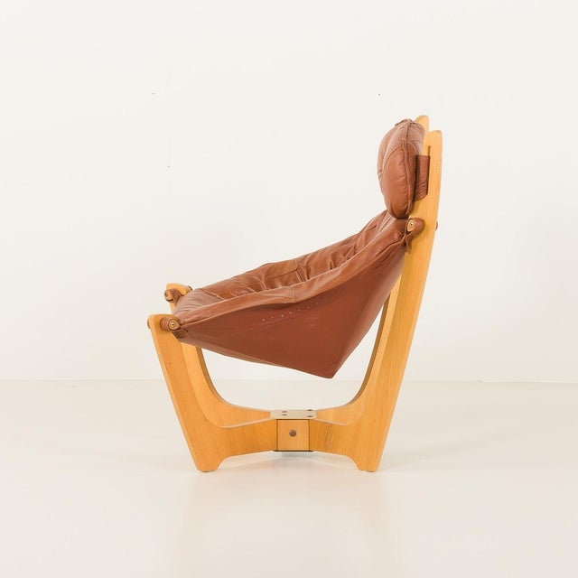 Luna Lounge Chair by Odd Knutsen for Hjellegjerde, Norway, 1970s For Sale - Image 6 of 18