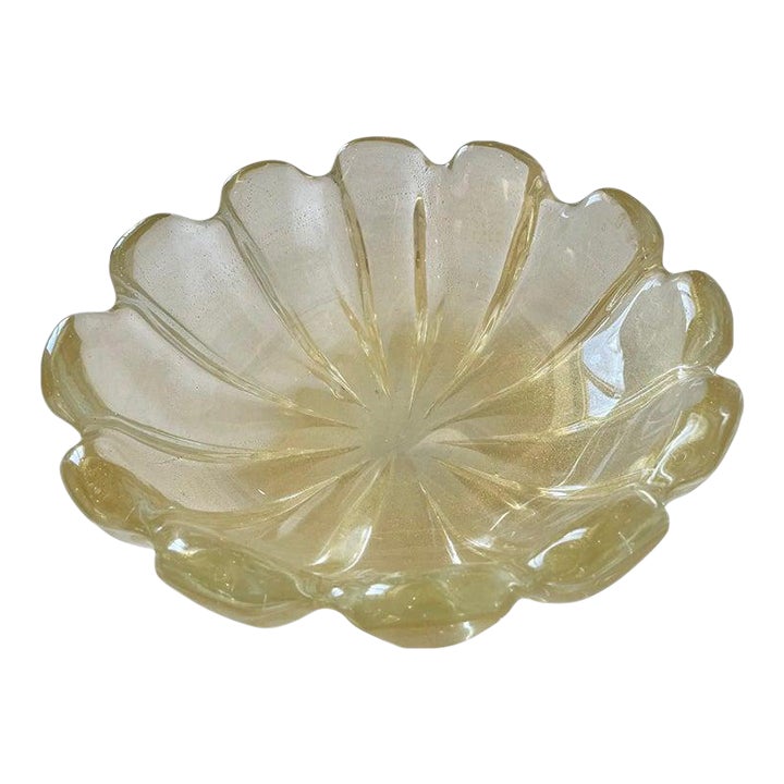 1960s Barovier Et Toso Floral Form Bowl | Chairish