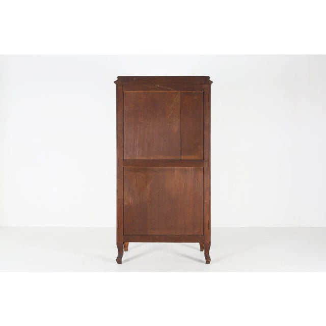 Antique Wooden Cabinet with Inlay and Bronze Decorations, France, 1860 For Sale - Image 13 of 14