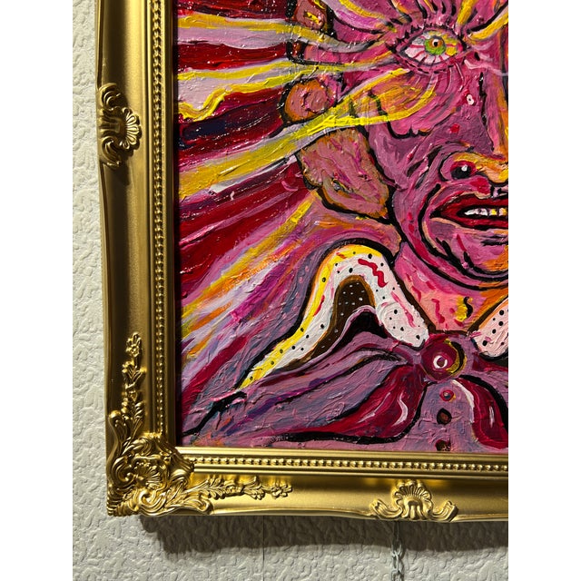 Original Painting on Canvas, Abstract by Serg Graff, "Save Our Souls", Coa For Sale - Image 9 of 12