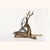 Large Brass Reclining Deer Attributed to Sarreid From the 1960s For Sale - Image 10 of 12
