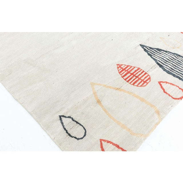Modern Art Deco Inspired Hand Knotted Wool Rug by Doris Leslie Blau For Sale In New York - Image 6 of 7