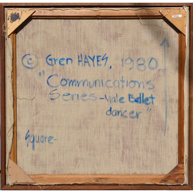 Berkeley School -- Male Dancer Figurative by Patricia Gren Hayes For Sale In Monterey, CA - Image 6 of 6