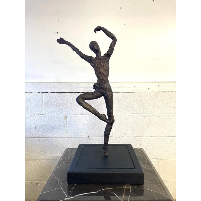 Mid Century Vintage Modern Female Ballerina Original Sculpture For Sale - Image 4 of 11
