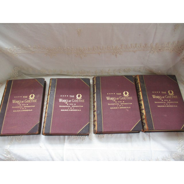 The Works of Goethe 1st Edition 1885 Plublisher George Barrie Illustrated by Best German Artists 4 Volume For Sale In Columbia, SC - Image 6 of 12