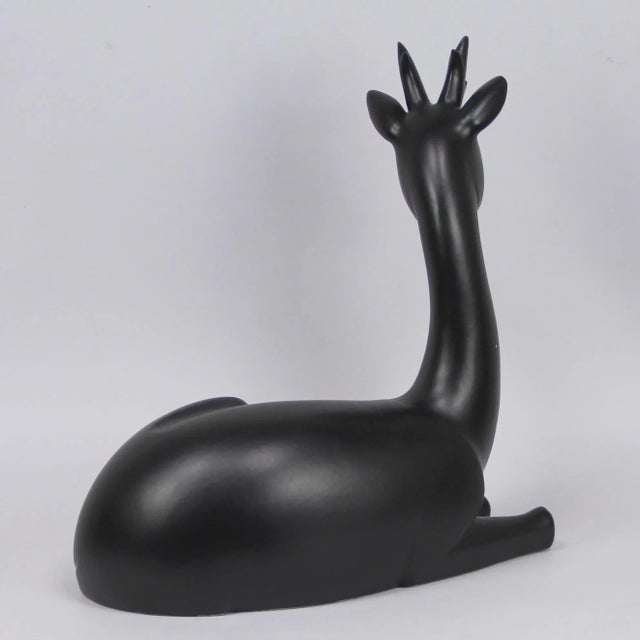 1960s Large Deer in Manises Ceramic, 1960s For Sale - Image 5 of 6