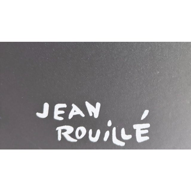 Jean Rouille' 1930s "Le Cravate" the Tie Poster--Wood ColorPlak-Mounted For Sale In Seattle - Image 6 of 14