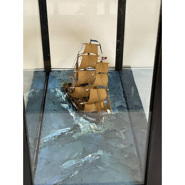 Brown Miniature Barque by C. Brookings Wetherbee For Sale - Image 8 of 10