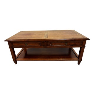 Directoire Style Coffee Table in Wood, 1960s For Sale