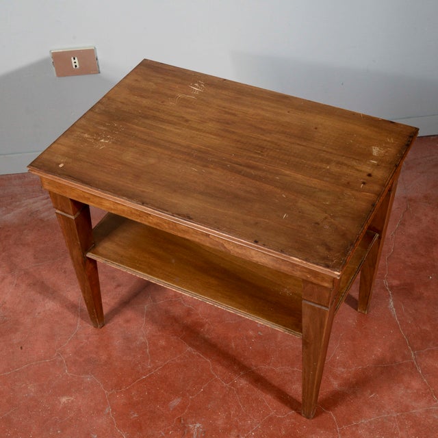 Low Coffee Table with Double Top, 1940s For Sale - Image 9 of 18