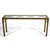 Mid-Century Modern Mastercraft Brass Chinese Chippendale Console Table For Sale - Image 3 of 10