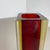 Large Red Murano Glass Sommerso Cube Vase attributed to Flavio Poli, Italy, 1970s For Sale - Image 14 of 18
